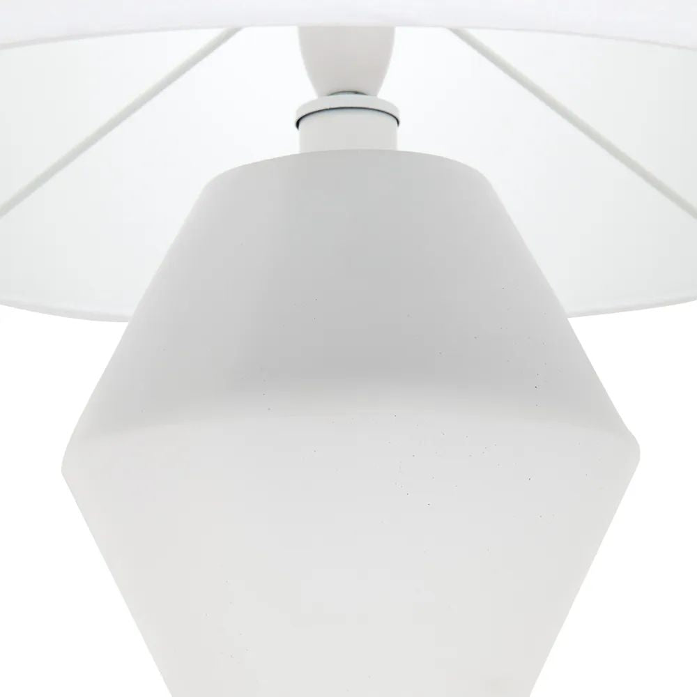 Cafe Lighting ABSTRACT Table Lamp - Minimalist White-Cafe Lighting-Ozlighting.com.au