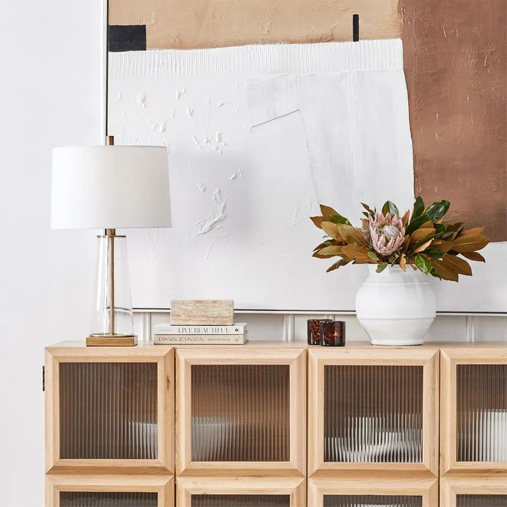 Cafe Lighting ASPEN - Glass Table Lamp-Cafe Lighting-Ozlighting.com.au