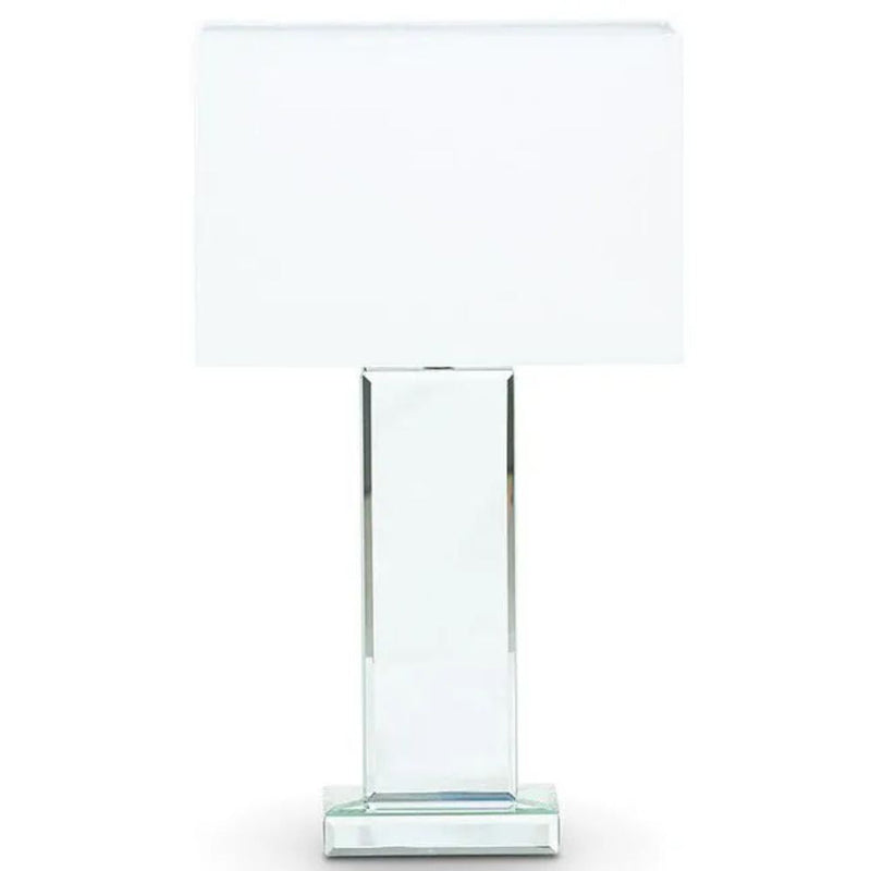 Cafe Lighting BLOCK - Mirrored Glass Column Table Lamp-Cafe Lighting-Ozlighting.com.au