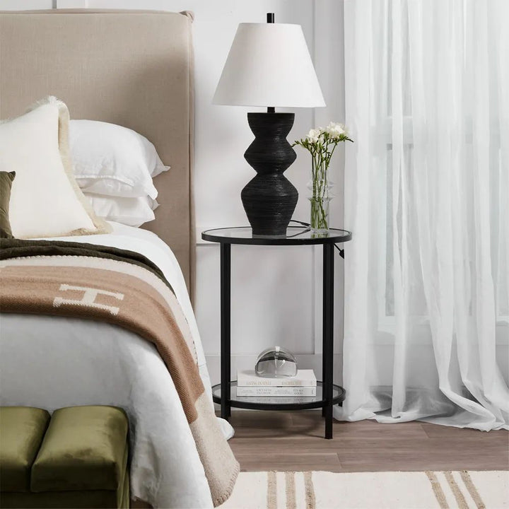 Cafe Lighting BOWER - Geometric Table Lamp-Cafe Lighting-Ozlighting.com.au