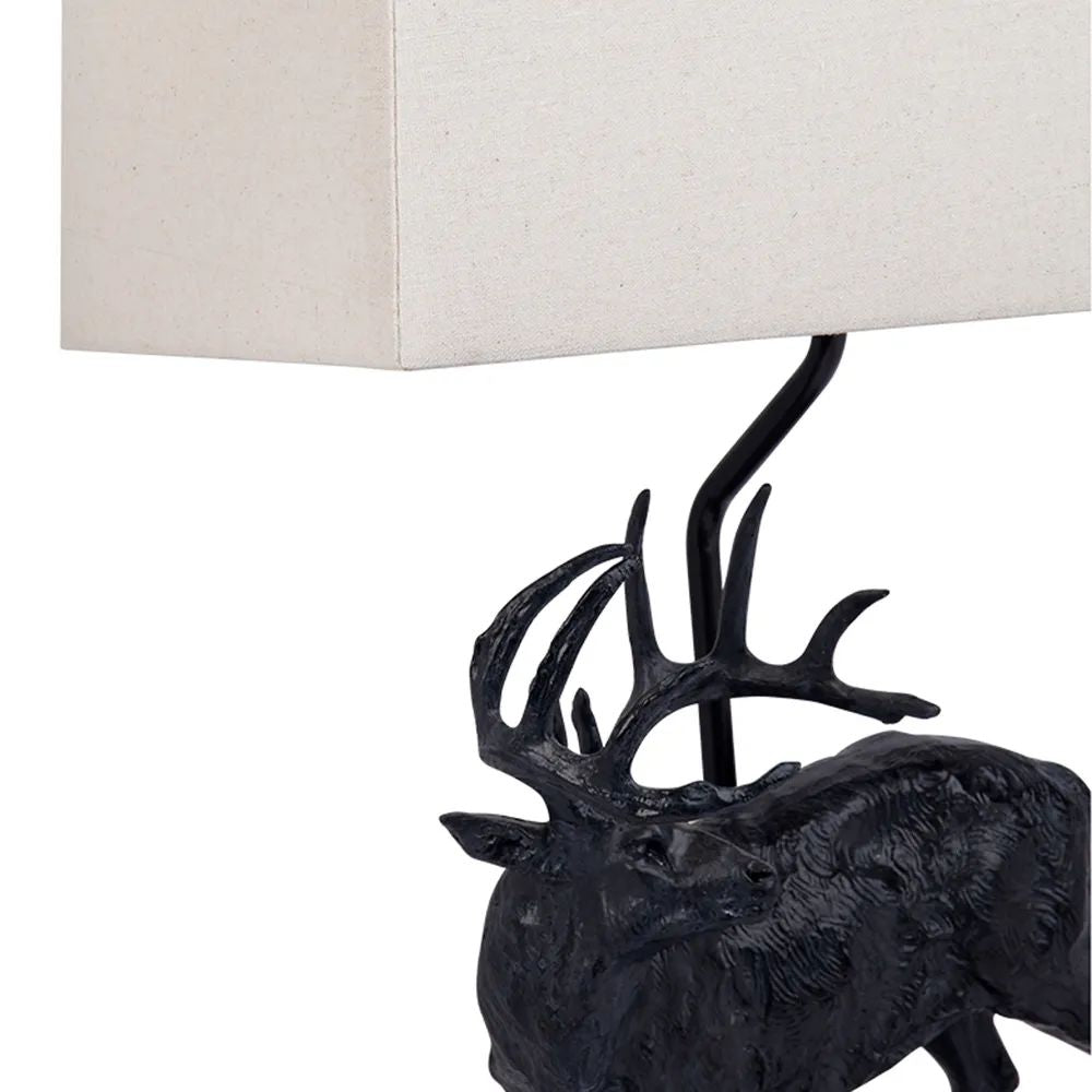 Cafe Lighting CALGARY - Stag Shaped Table Lamp-Cafe Lighting-Ozlighting.com.au