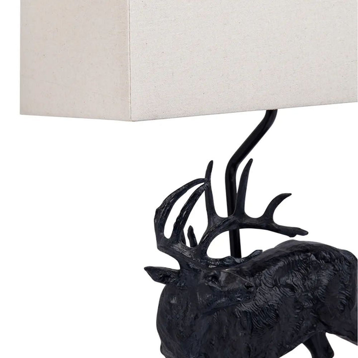 Cafe Lighting CALGARY - Stag Shaped Table Lamp-Cafe Lighting-Ozlighting.com.au