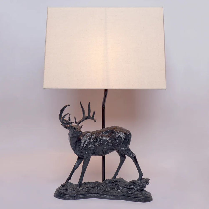 Cafe Lighting CALGARY - Stag Shaped Table Lamp-Cafe Lighting-Ozlighting.com.au
