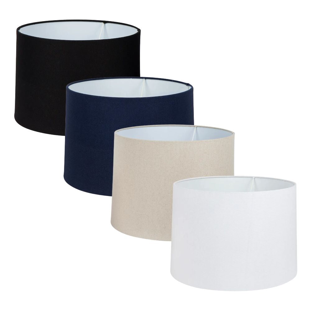 Cafe Lighting CAPELLA Lamp Shade Only - 38cm/45cm M/L Linen Taper, TABLE LAMP BASE/SUSPENSION REQUIRED-Cafe Lighting-Ozlighting.com.au