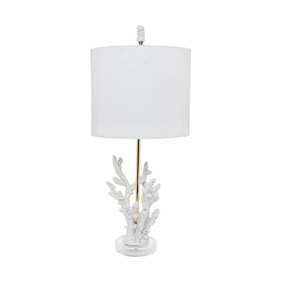 Cafe Lighting DAPHNE - Resin White Bleached Coral Table Lamp-Cafe Lighting-Ozlighting.com.au