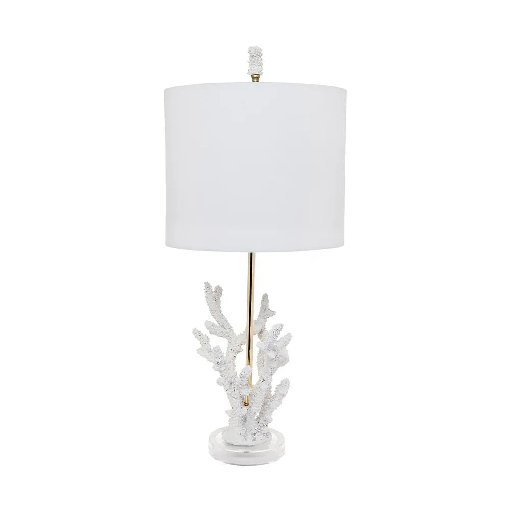 Cafe Lighting DAPHNE Table Lamp - Resin White Bleached Coral-Cafe Lighting-Ozlighting.com.au