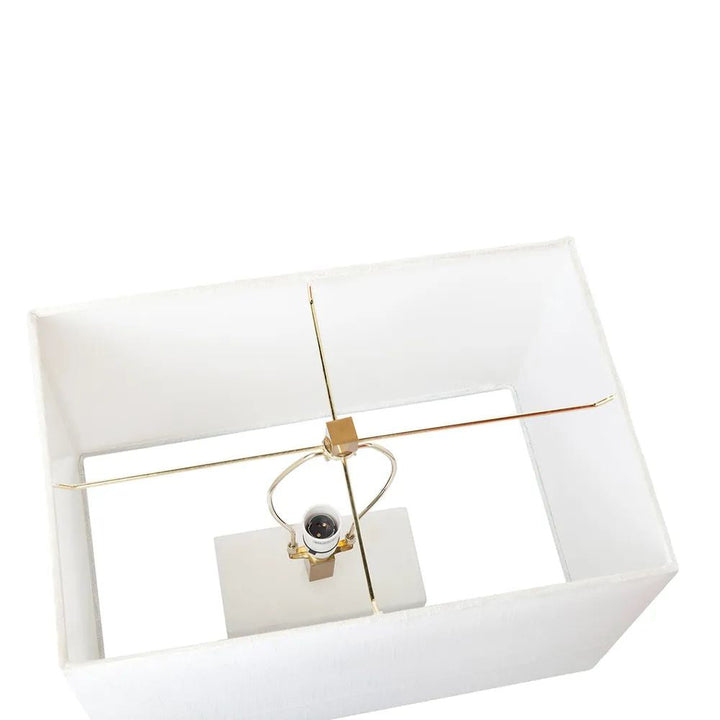 Cafe Lighting DOMINIQUE - 25W Alabaster Table Lamp-Cafe Lighting-Ozlighting.com.au