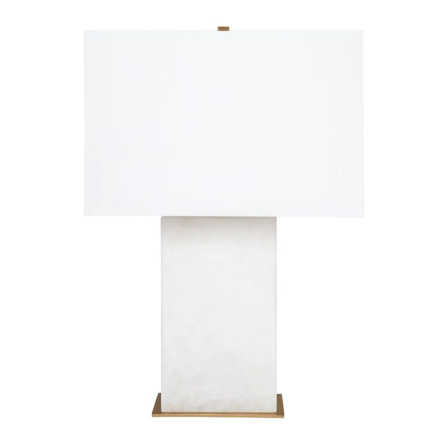 Cafe Lighting DOMINIQUE - 25W Alabaster Table Lamp-Cafe Lighting-Ozlighting.com.au