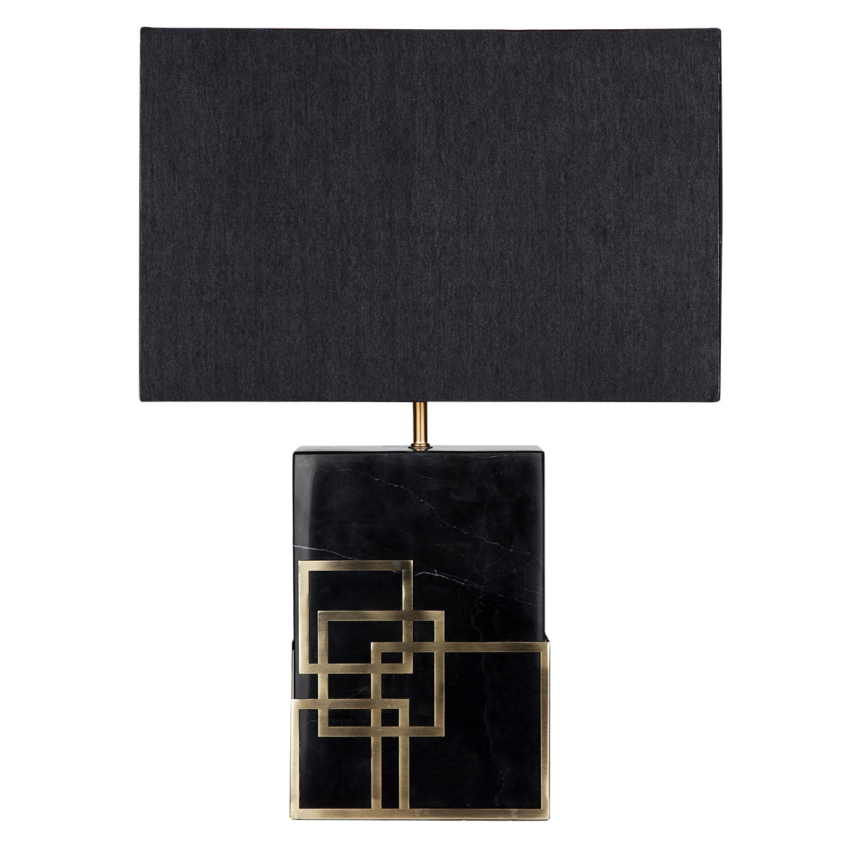 Cafe Lighting HEARST Table Lamp - Black Marble-Cafe Lighting-Ozlighting.com.au