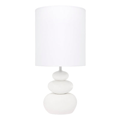 Cafe Lighting KOA - White Matt Ceramic Table Lamp-Cafe Lighting-Ozlighting.com.au