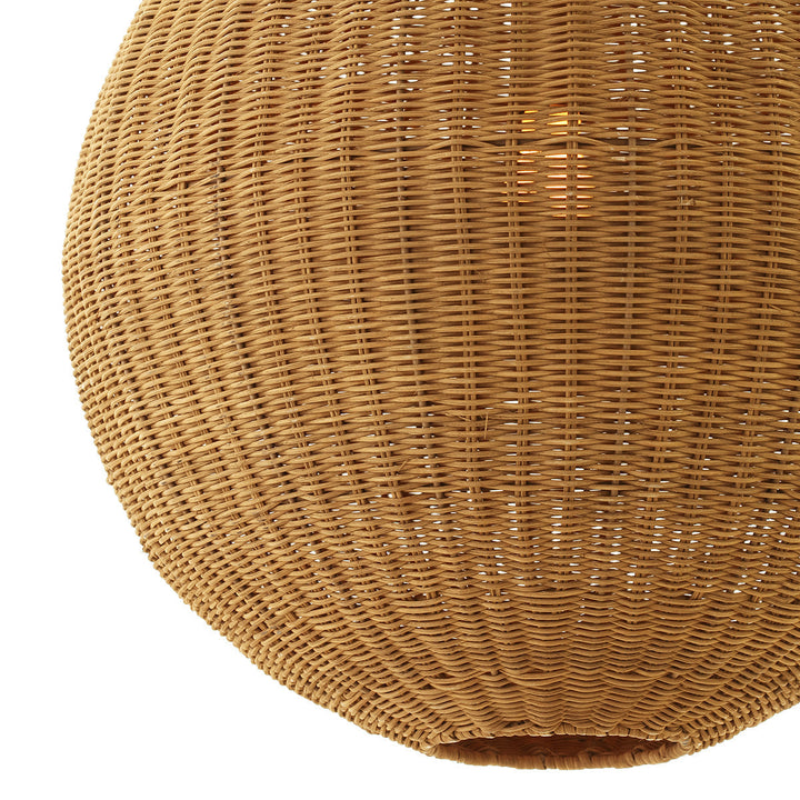 Cafe Lighting LAGUNA - 50cm Rattan Ball Pendant-Cafe Lighting-Ozlighting.com.au