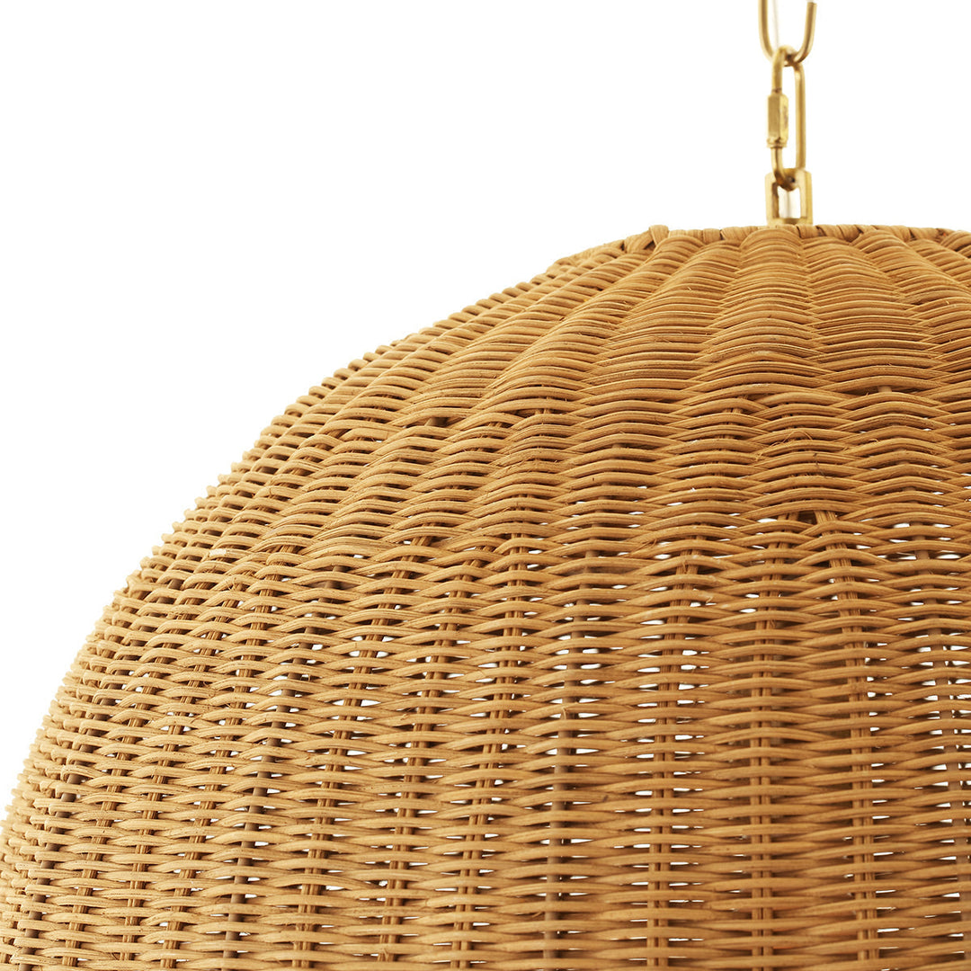 Cafe Lighting LAGUNA - 50cm Rattan Ball Pendant-Cafe Lighting-Ozlighting.com.au