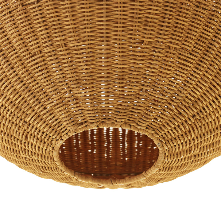 Cafe Lighting LAGUNA - 50cm Rattan Ball Pendant-Cafe Lighting-Ozlighting.com.au