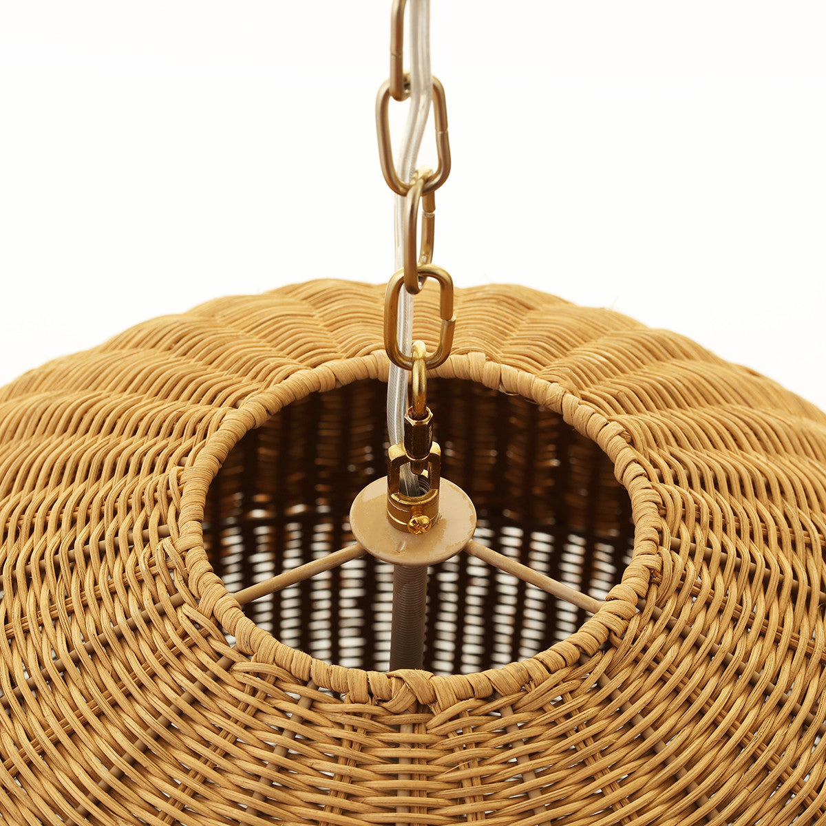 Cafe Lighting LAGUNA Pendant - 50cm Rattan Ball-Cafe Lighting-Ozlighting.com.au