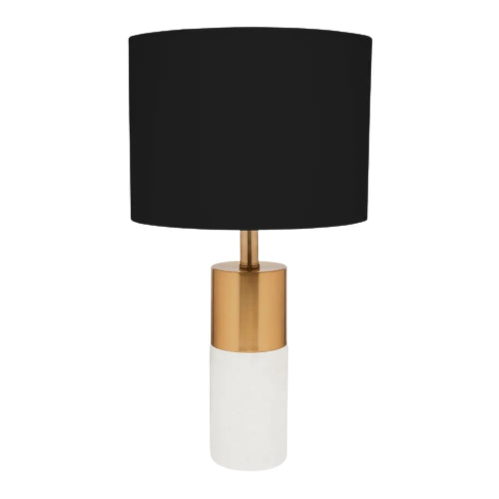 Cafe Lighting LANE Table Lamp - White Marble And Metal-Cafe Lighting-Ozlighting.com.au