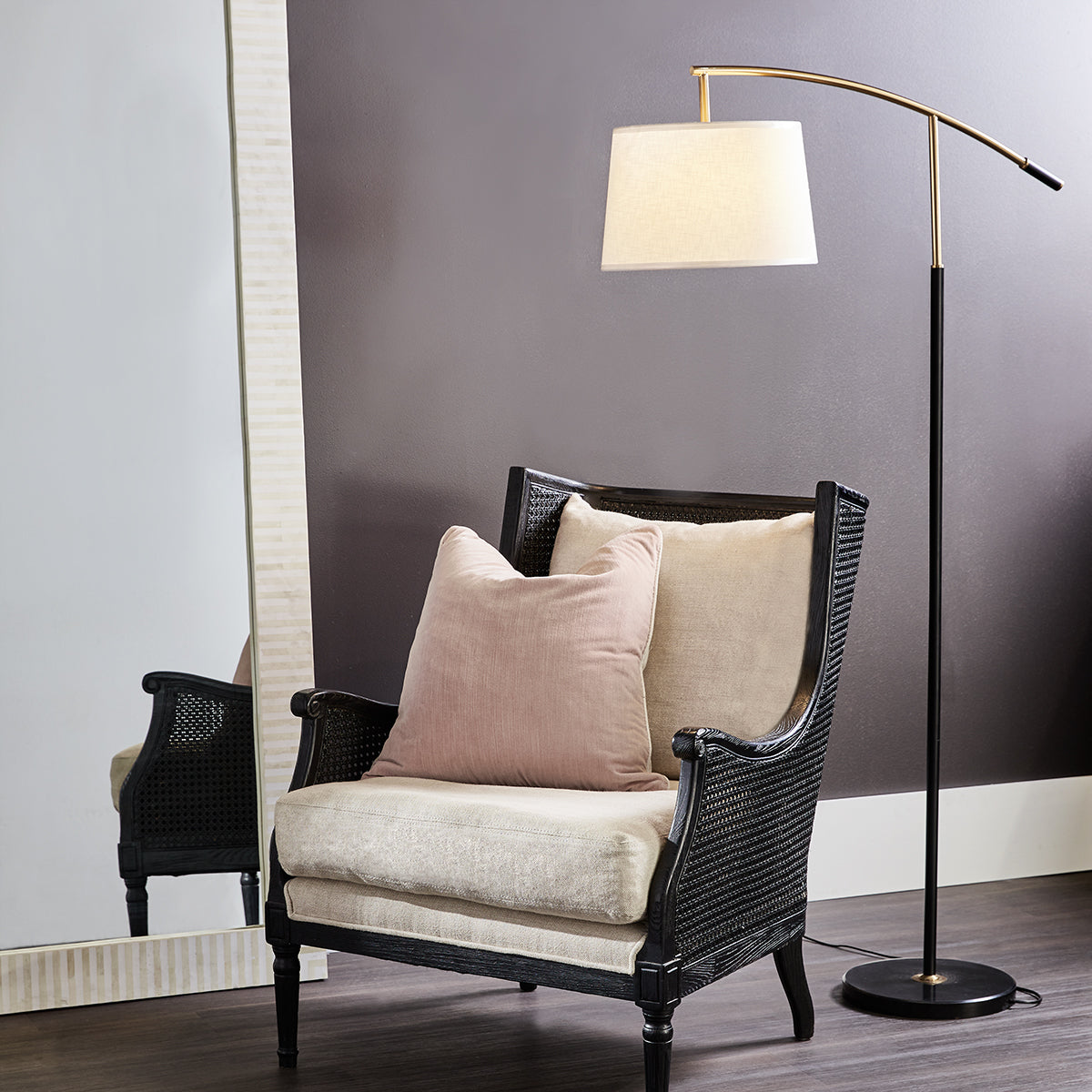 Cafe Lighting LINZ Floor Lamp - Marble Arc-Cafe Lighting-Ozlighting.com.au