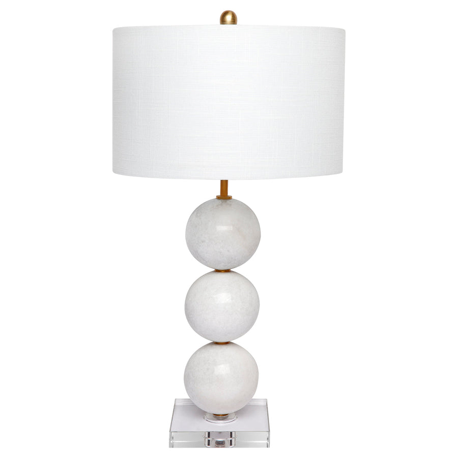 Cafe Lighting MANOLO - White Marble Table Lamp-Cafe Lighting-Ozlighting.com.au