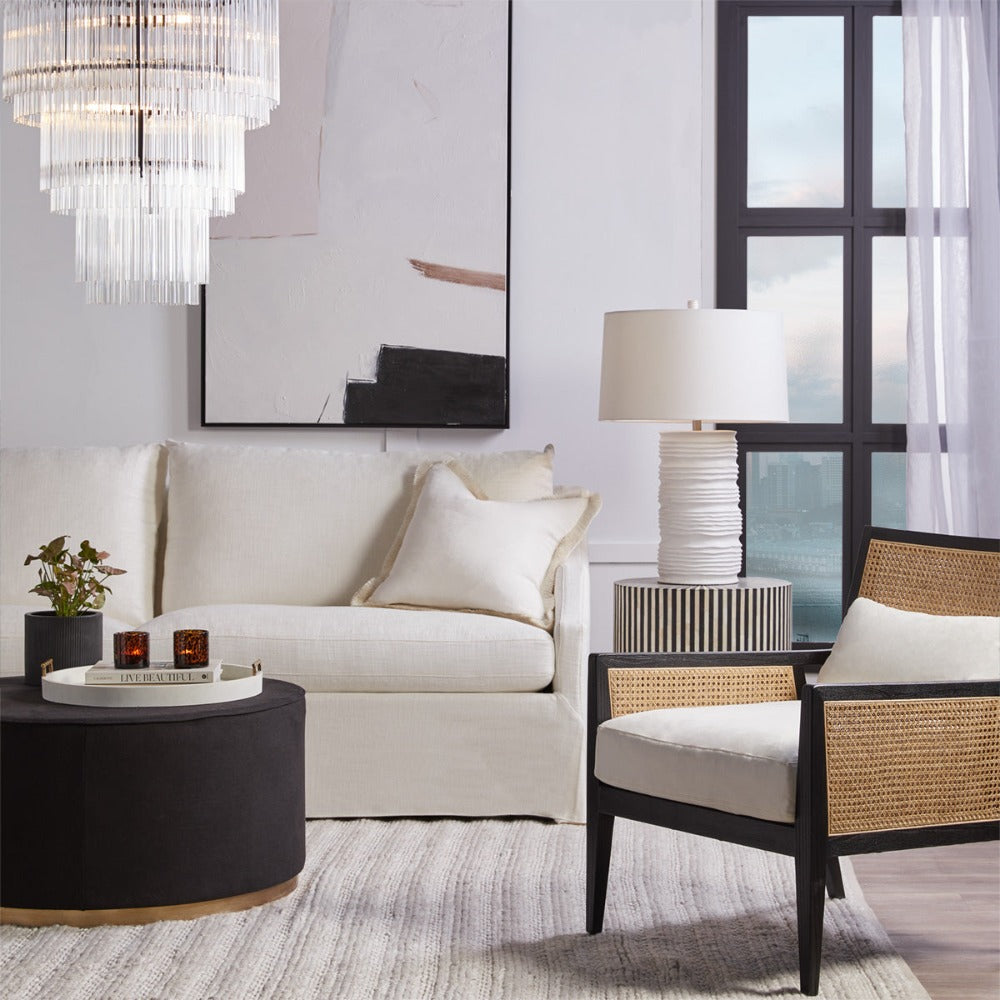 Cafe Lighting MATISSE - White Ceramic Table Lamp-Cafe Lighting-Ozlighting.com.au