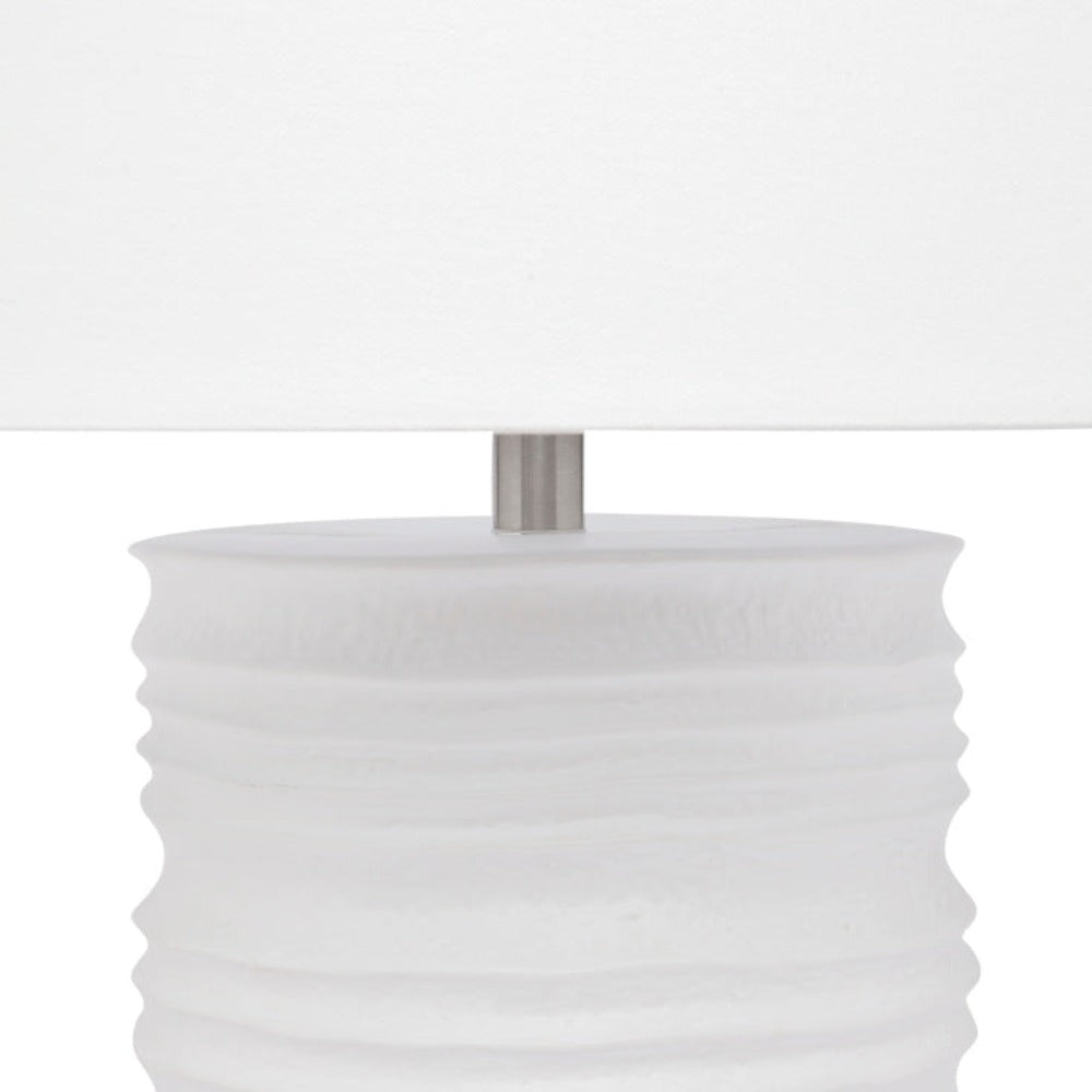 Cafe Lighting MATISSE - White Ceramic Table Lamp-Cafe Lighting-Ozlighting.com.au