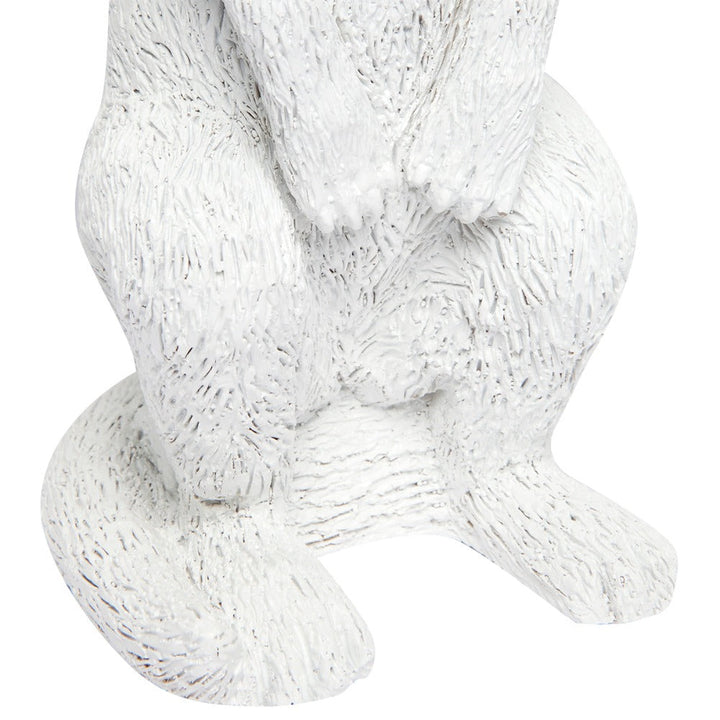 Cafe Lighting MEERKAT - Painted White Resin Meerkat Table Lamp-Cafe Lighting-Ozlighting.com.au