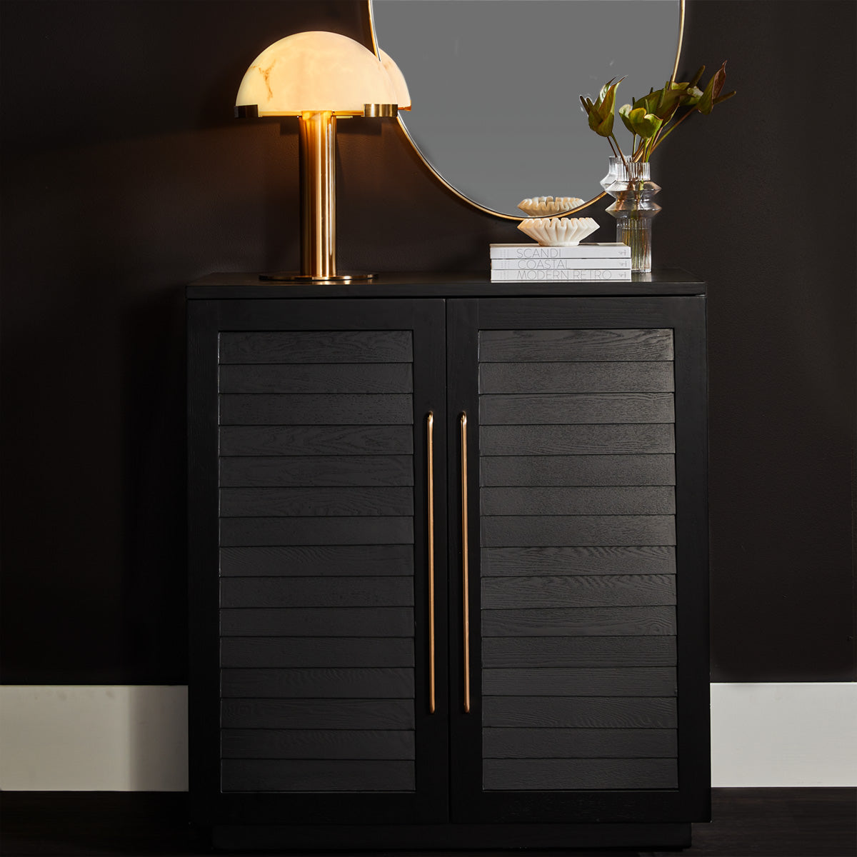 Cafe Lighting MISCHA - Metal & Marble Patterned Resin Table Lamp-Cafe Lighting-Ozlighting.com.au