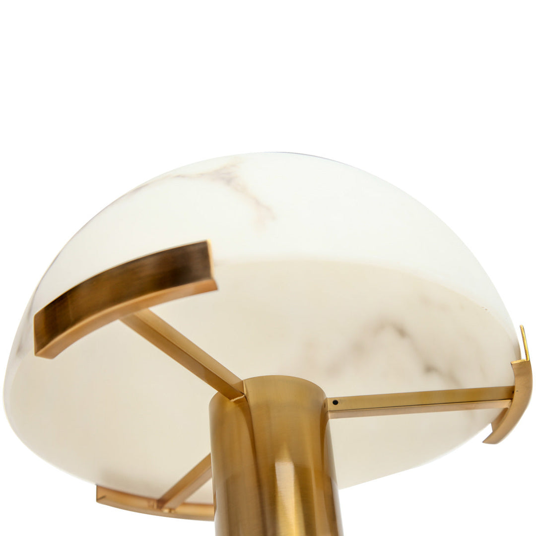 Cafe Lighting MISCHA - Metal & Marble Patterned Resin Table Lamp-Cafe Lighting-Ozlighting.com.au