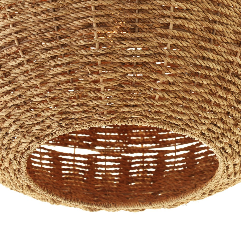 Cafe Lighting MONTEGO Pendant - 64.5cm Oval Rattan-Cafe Lighting-Ozlighting.com.au