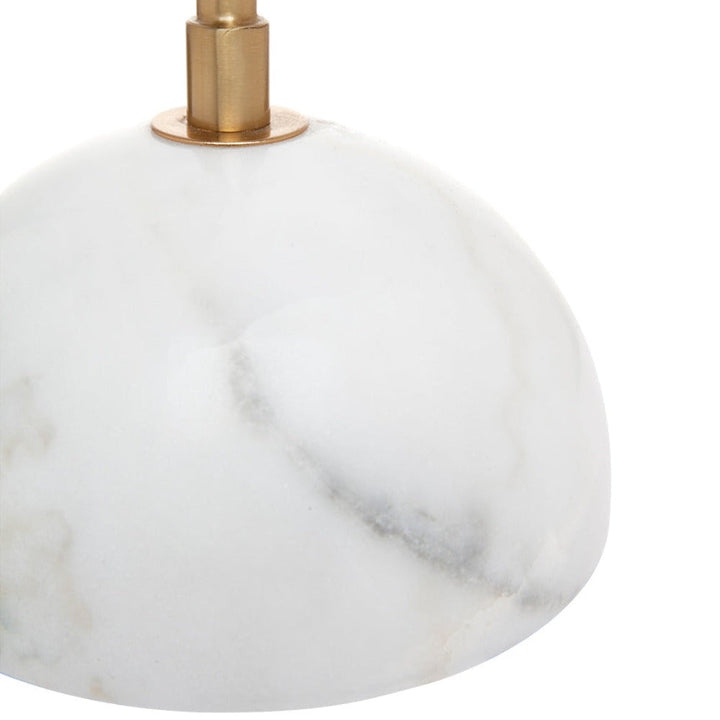 Cafe Lighting NICHOLSON - White Marble Table Lamp-Cafe Lighting-Ozlighting.com.au