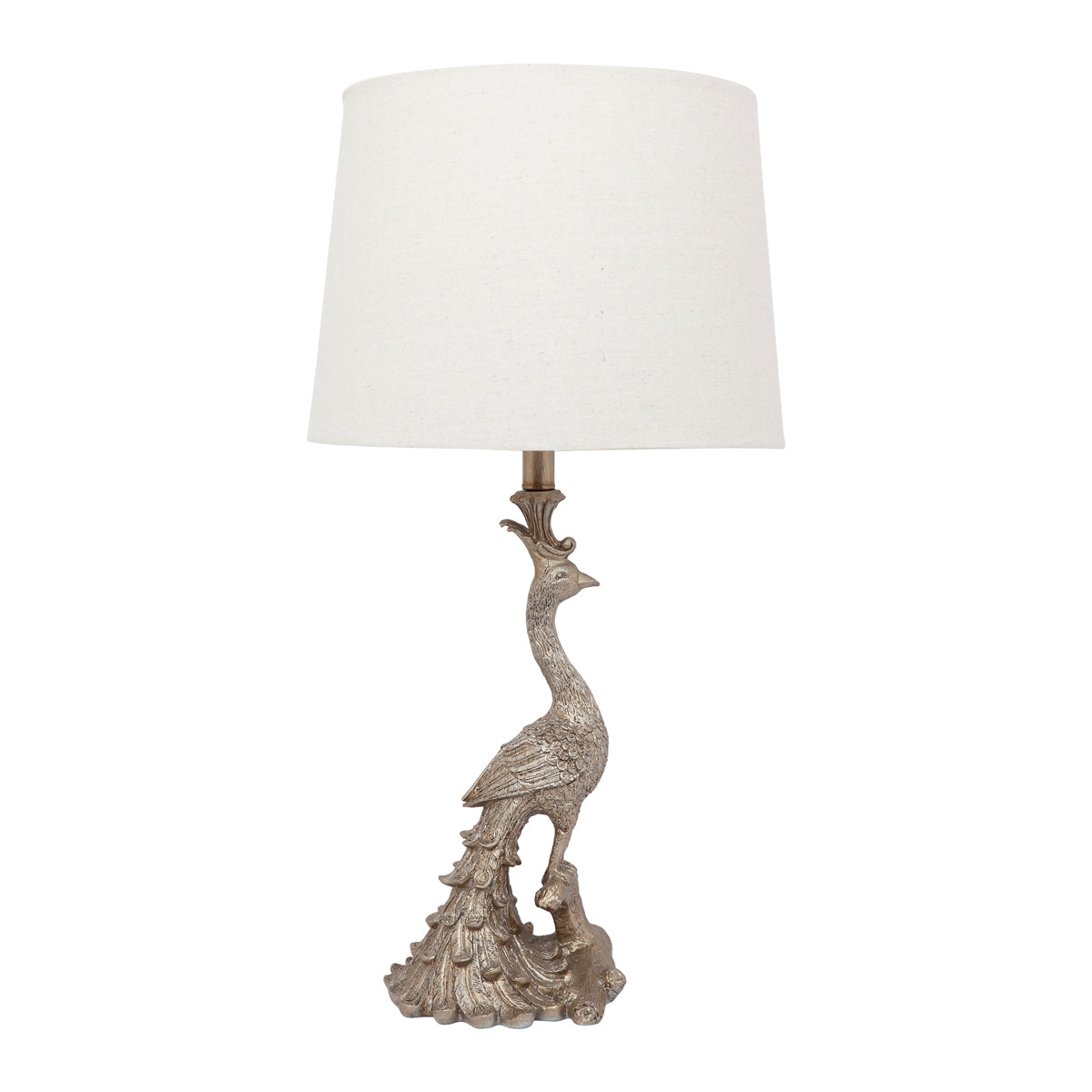 Cafe Lighting PEACOCK Table Lamp - Champagne Gold Peacock Resin-Cafe Lighting-Ozlighting.com.au
