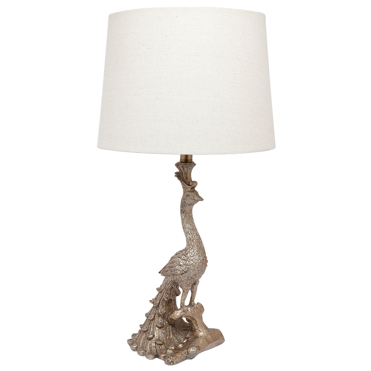 Cafe Lighting PEACOCK Table Lamp - Champagne Gold Peacock Resin-Cafe Lighting-Ozlighting.com.au