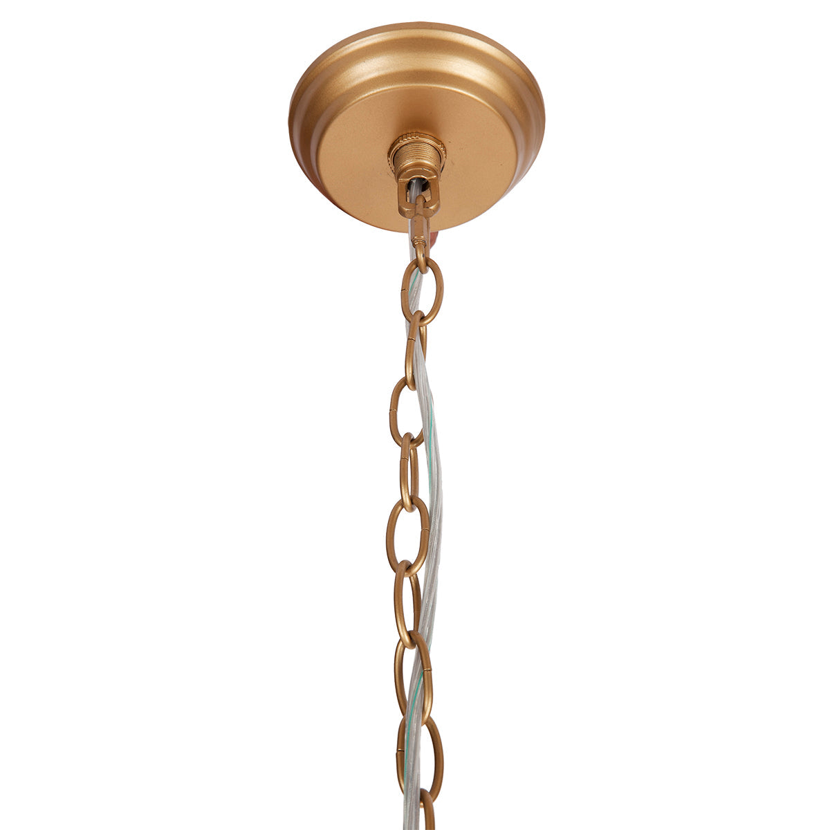 Cafe Lighting SIERRA Chandelier - 6 Light White Wooden Beaded-Cafe Lighting-Ozlighting.com.au