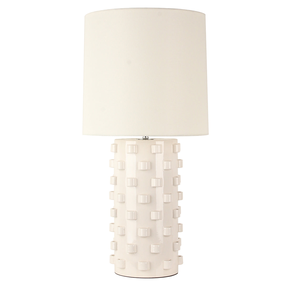 Cafe Lighting SMITH Table Lamp - Off-White Cracked Glazed Textured Ceramic-Cafe Lighting-Ozlighting.com.au