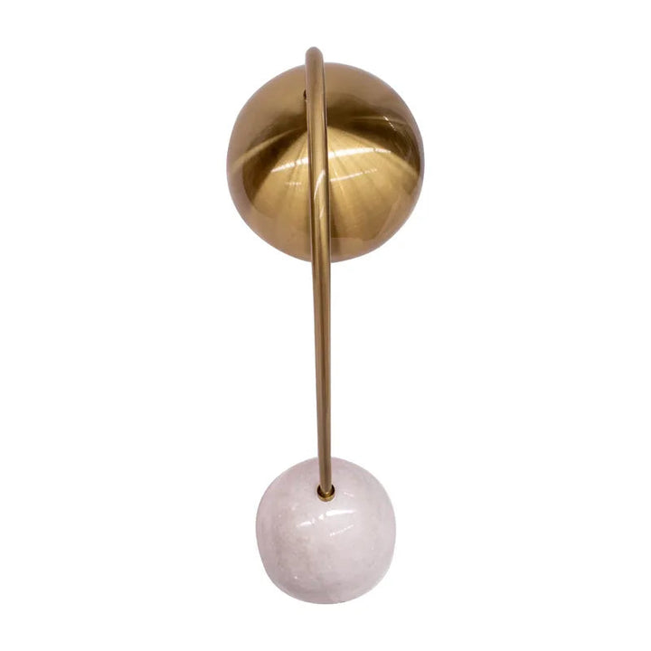 Cafe Lighting SWIFT - White Marble And Metal Task Desk And Table Lamp-Cafe Lighting-Ozlighting.com.au