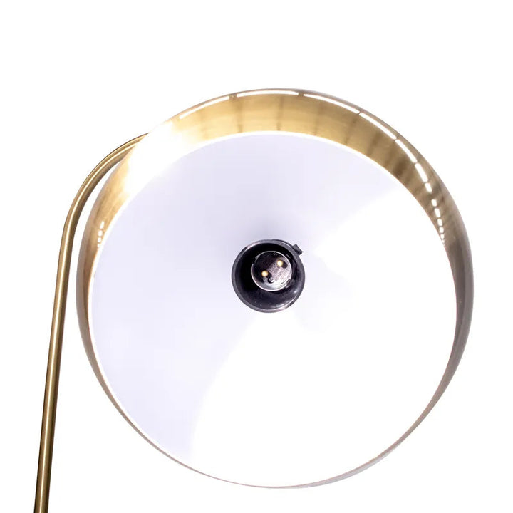 Cafe Lighting SWIFT - White Marble And Metal Task Desk And Table Lamp-Cafe Lighting-Ozlighting.com.au
