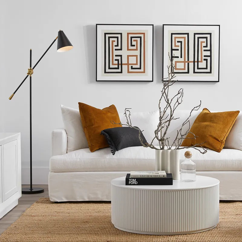 Cafe Lighting ZAHARA - Metal Adjustable Floor Lamp-Cafe Lighting-Ozlighting.com.au
