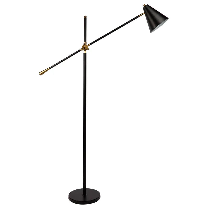 Cafe Lighting ZAHARA - Metal Adjustable Floor Lamp-Cafe Lighting-Ozlighting.com.au