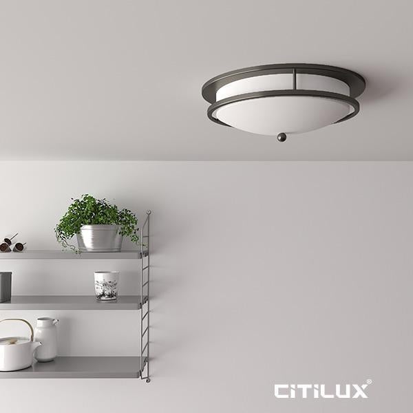 Citilux PHILADELPHIA - North American Style Traditional Dark Bronze Ceiling Light-Citilux-Ozlighting.com.au