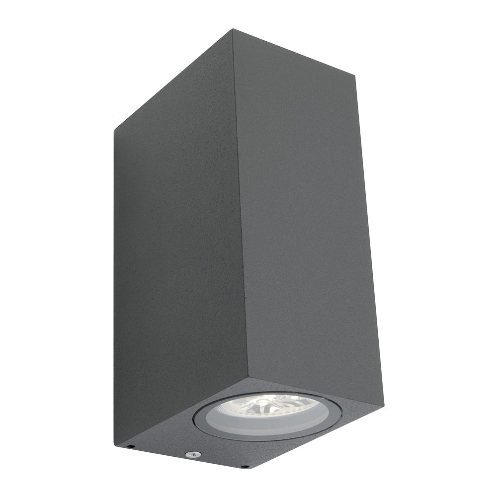 Cougar BRUGGE Outdoor Up/Down Wall Light - 2xGU10, IP44-Cougar Lighting-Ozlighting.com.au