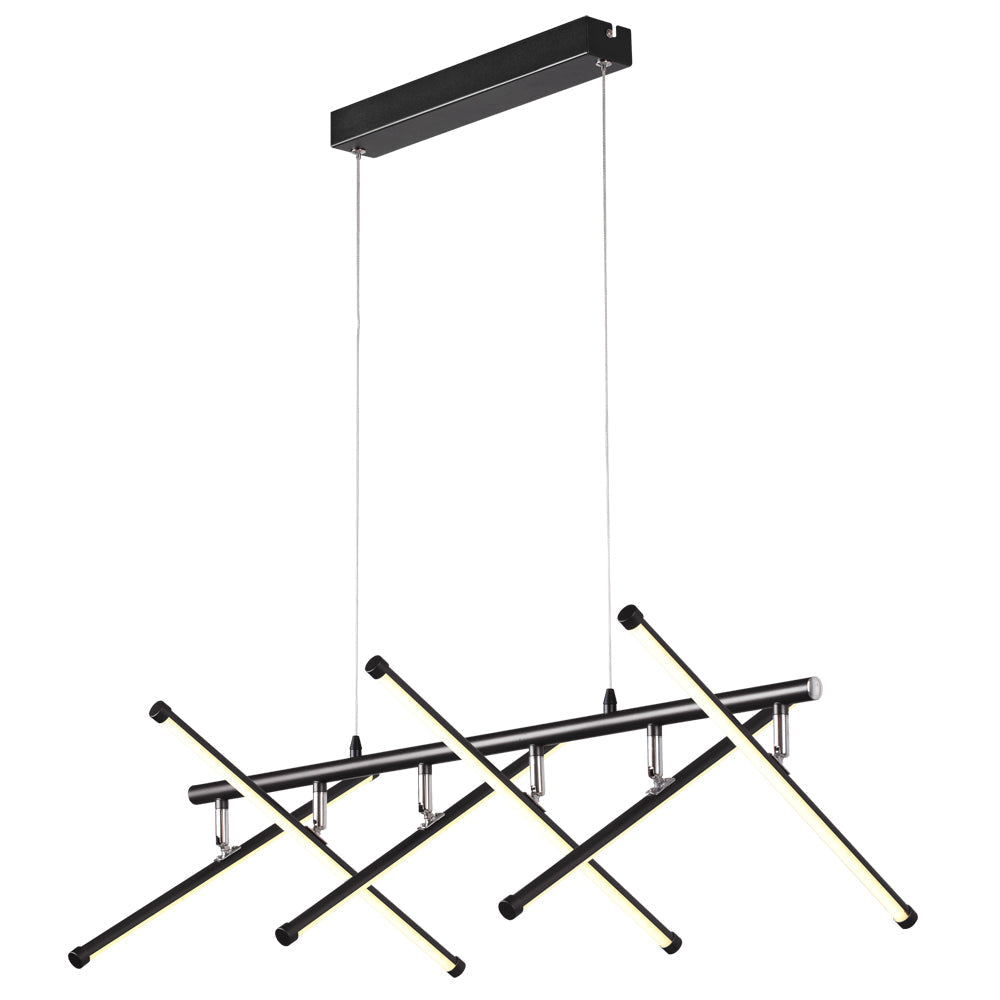 Cougar METRIX LED Linear Pendant - 6/8 Light Adjustable Bar, 3000K-Cougar Lighting-Ozlighting.com.au