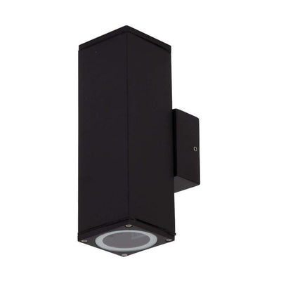 Domus ALPHA-2 - 2xGU10 Exterior Up/Down Wall Light IP65-Domus Lighting-Ozlighting.com.au