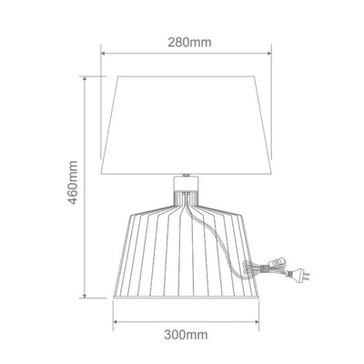 Domus ASHLEY-TL - Table Lamp-Domus Lighting-Ozlighting.com.au