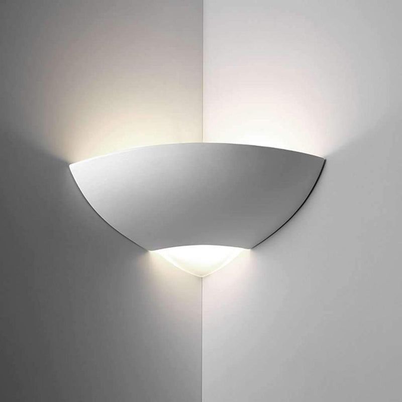 Domus BF-7949 - Ceramic Corner Interior Wall Light - Raw-Domus Lighting-Ozlighting.com.au