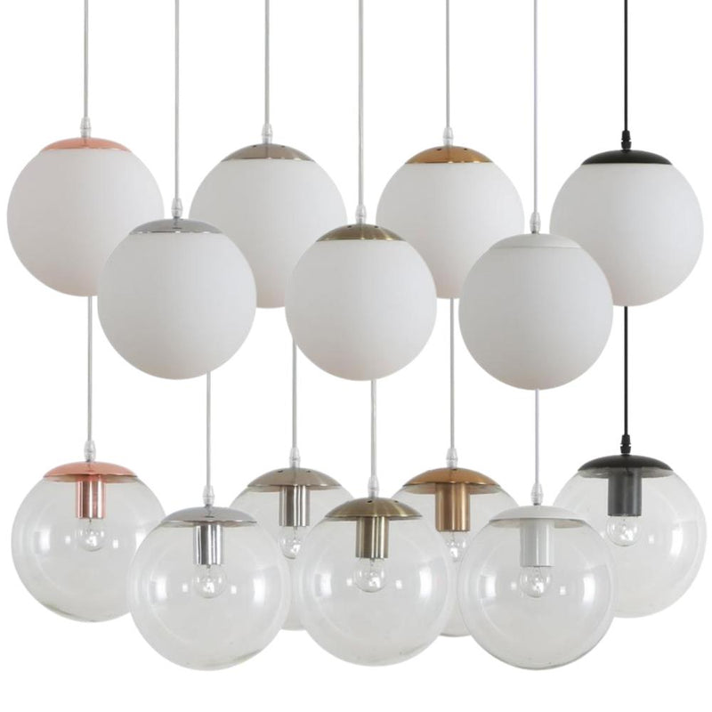 Domus BUBBLE - 200/250/300 Opal or Clear Glass Pendant-Domus Lighting-Ozlighting.com.au