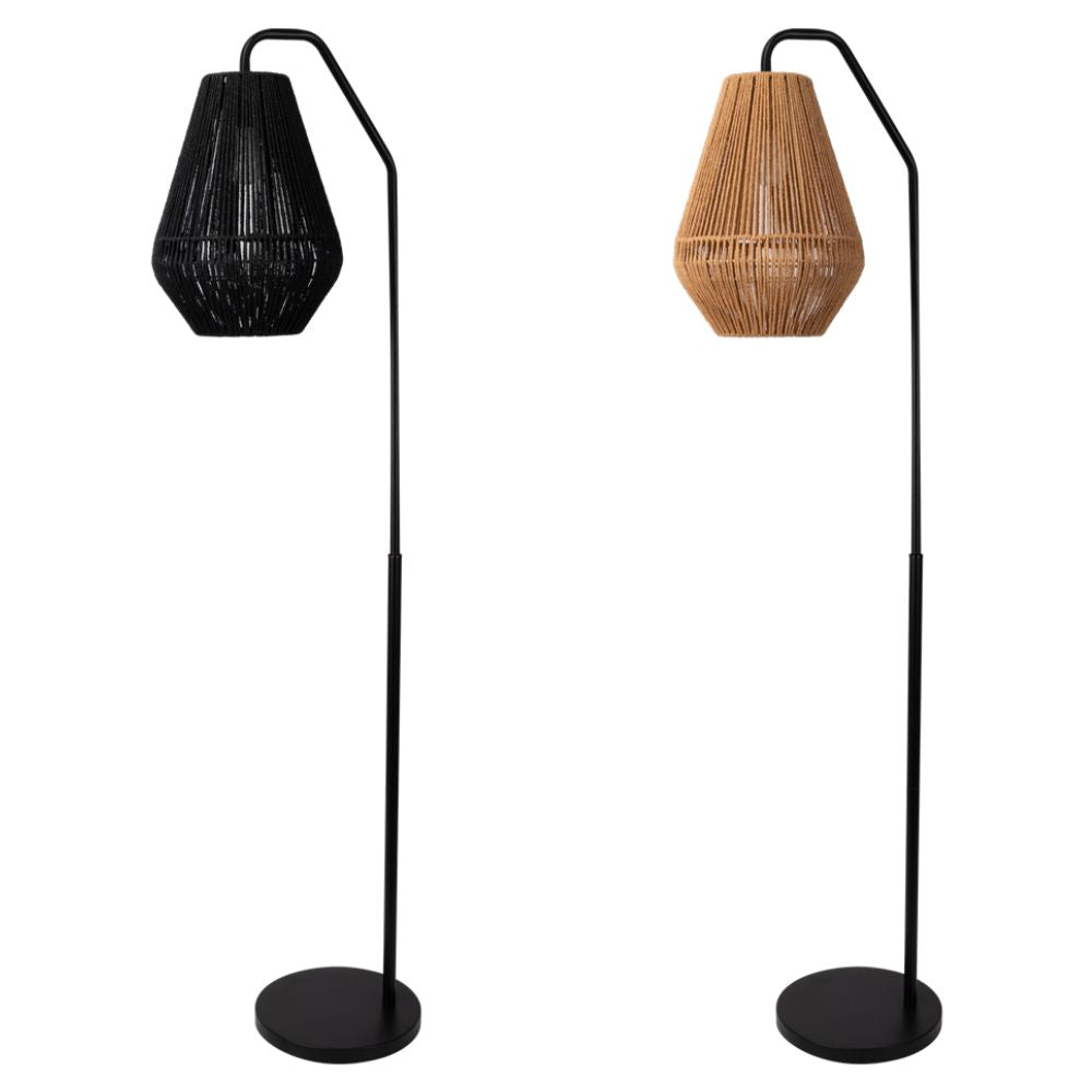 Domus CARTER-FL Floor Lamp - Paper Rope-Domus Lighting-Ozlighting.com.au