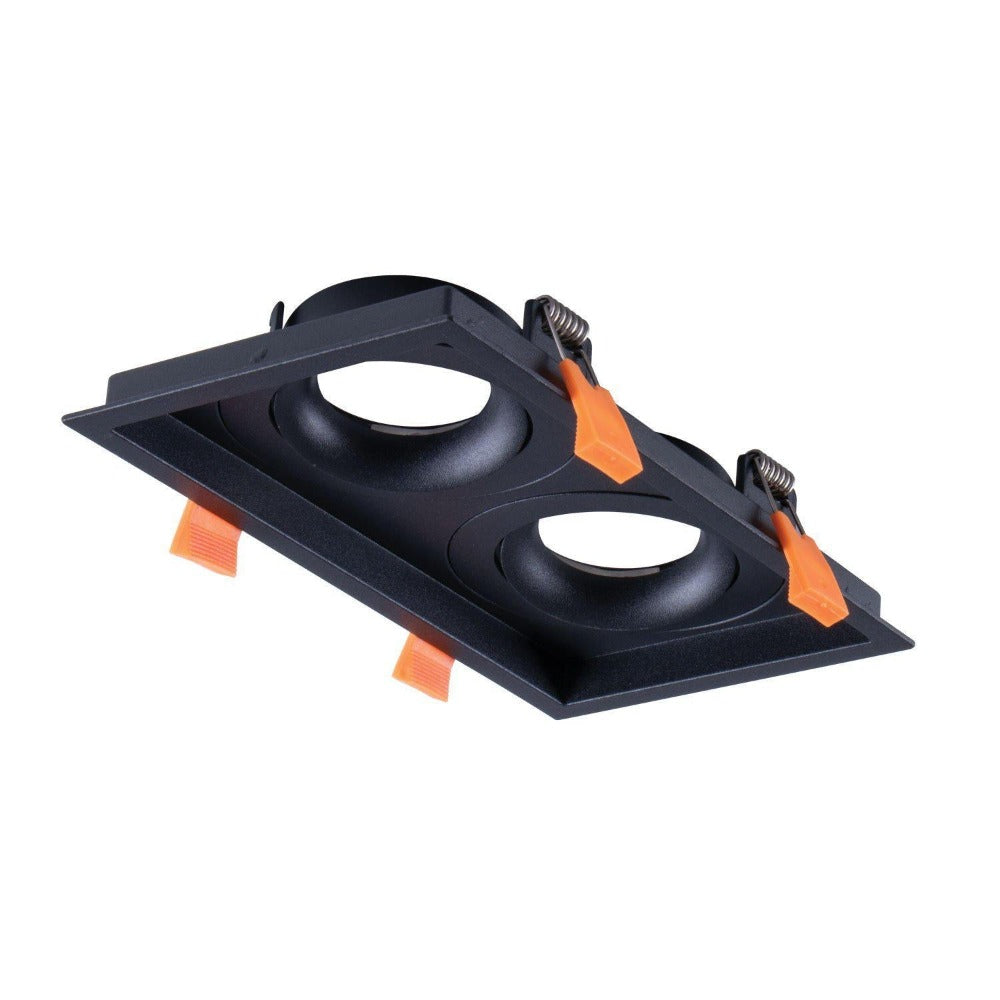 Domus CELL-S2 - 2 Light Twin Slotter S2 Downlight Frame To Suit CELL Downlight Module Series-Domus Lighting-Ozlighting.com.au