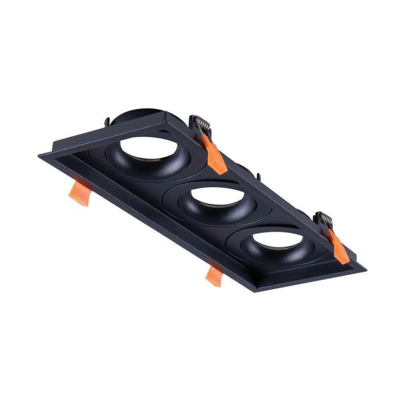 Domus CELL-S3 - 3 Light Slotter S3 Downlight Frame To Suit CELL Downlight Module Series-Domus Lighting-Ozlighting.com.au