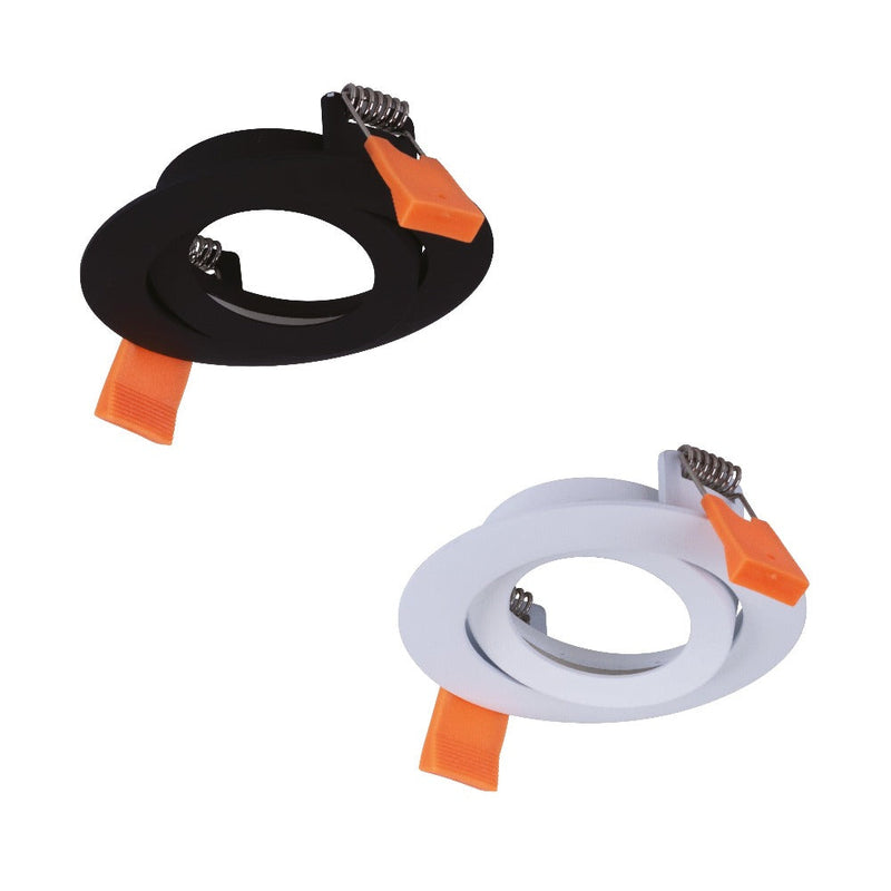 Domus CELL-T75 - Mini Tiltable T75 Downlight Frame To Suit CELL Downlight Module Series-Domus Lighting-Ozlighting.com.au