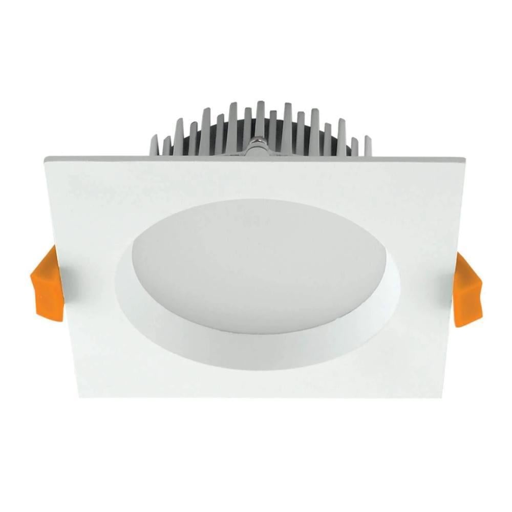 Domus DECO-13 LED Downlight - 13W, Tri-Colour, Dimmable, IP44, Square, Deep Face-Domus Lighting-Ozlighting.com.au