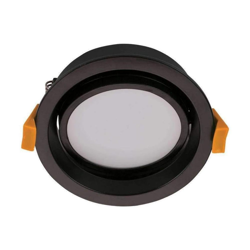 Domus DECO-13-TILT - 13W LED Tri-Colour Dimmable Round Tilt Adjustable Downlight IP44-Domus Lighting-Ozlighting.com.au