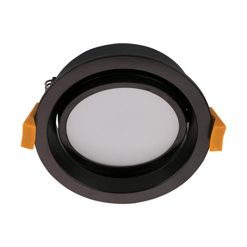 Domus DECO-13-TILT-DALI - DALI Dimmable 13W LED Tri-Colour Round Tilt Adjustable Downlight IP44-Domus Lighting-Ozlighting.com.au